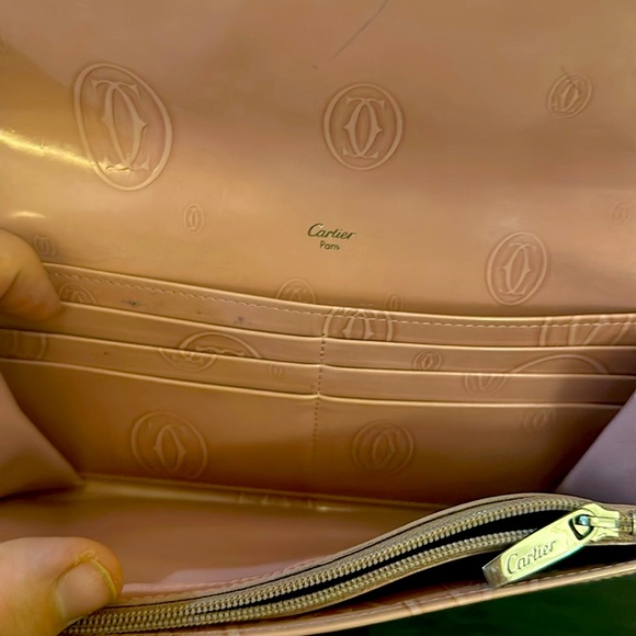 Cartier Pink Patent Leather Happy Birthday Long Wallet - Picture 4 of 9